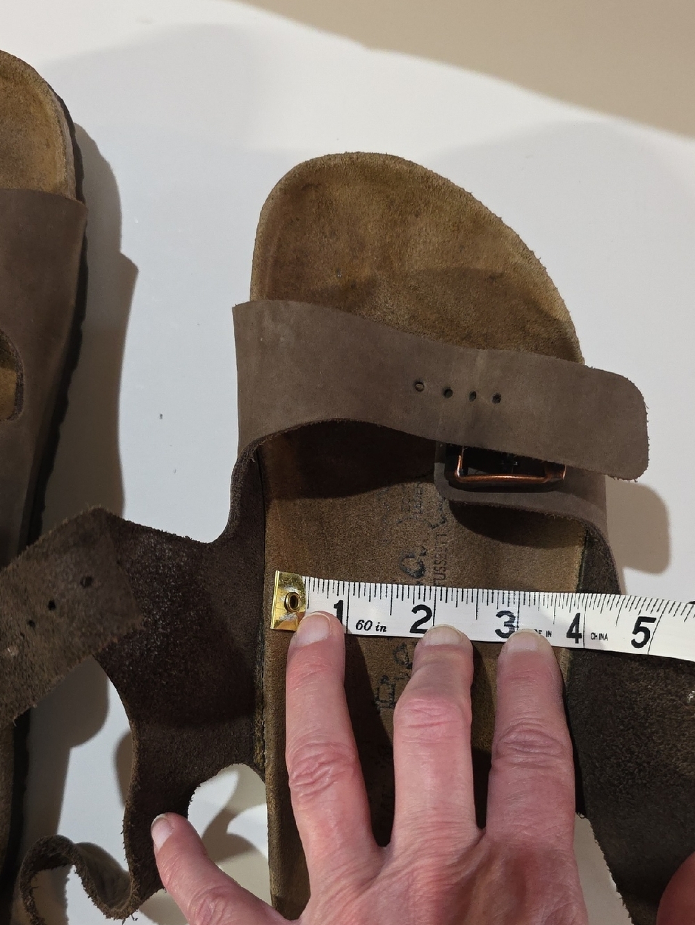 Birkenstock Betula Brown Milano Sandals Size EU 38(7-7.5) Antique Bronze Buckles - Picture 14 of 16
